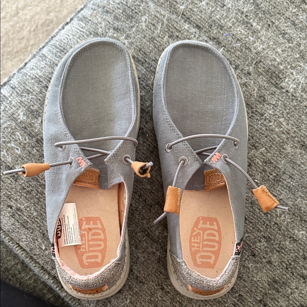 Hey Dude Gray Loafers